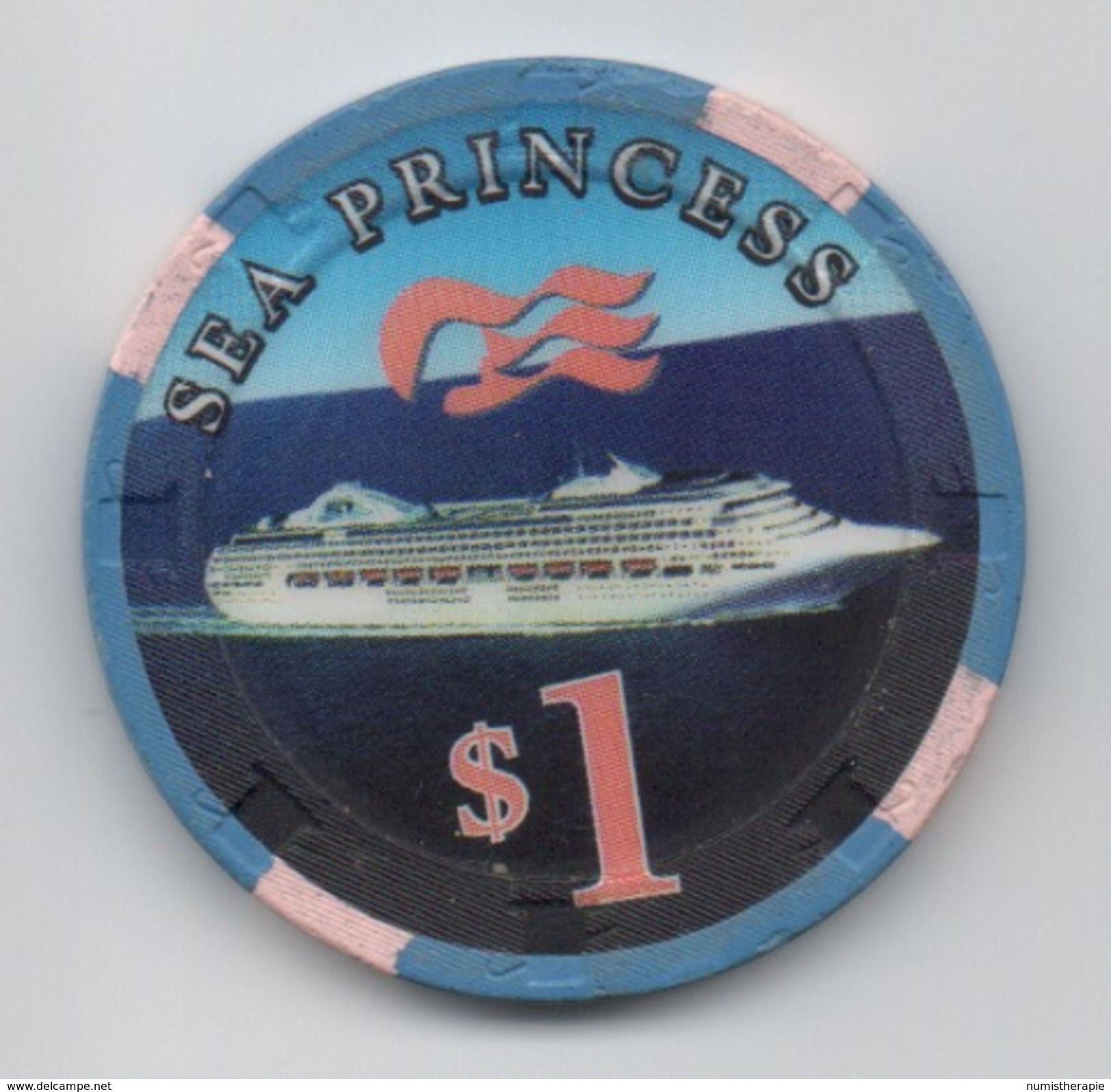 Jeton De Casino Sur Mer : Princess Cruises : Sea Princess $1 - Casino