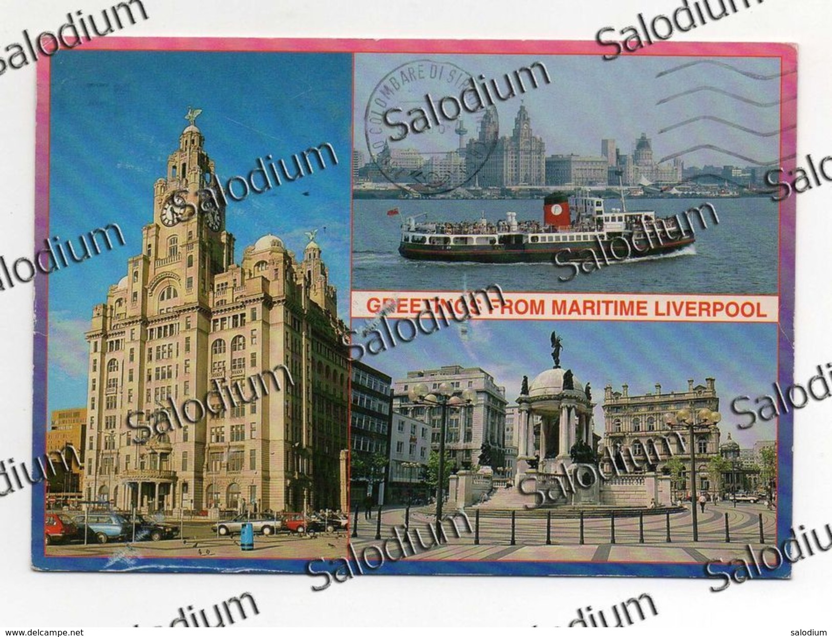 Greetings From Maritime Liverpool  - Auto Car Battello Boat Nave Ship - Liverpool