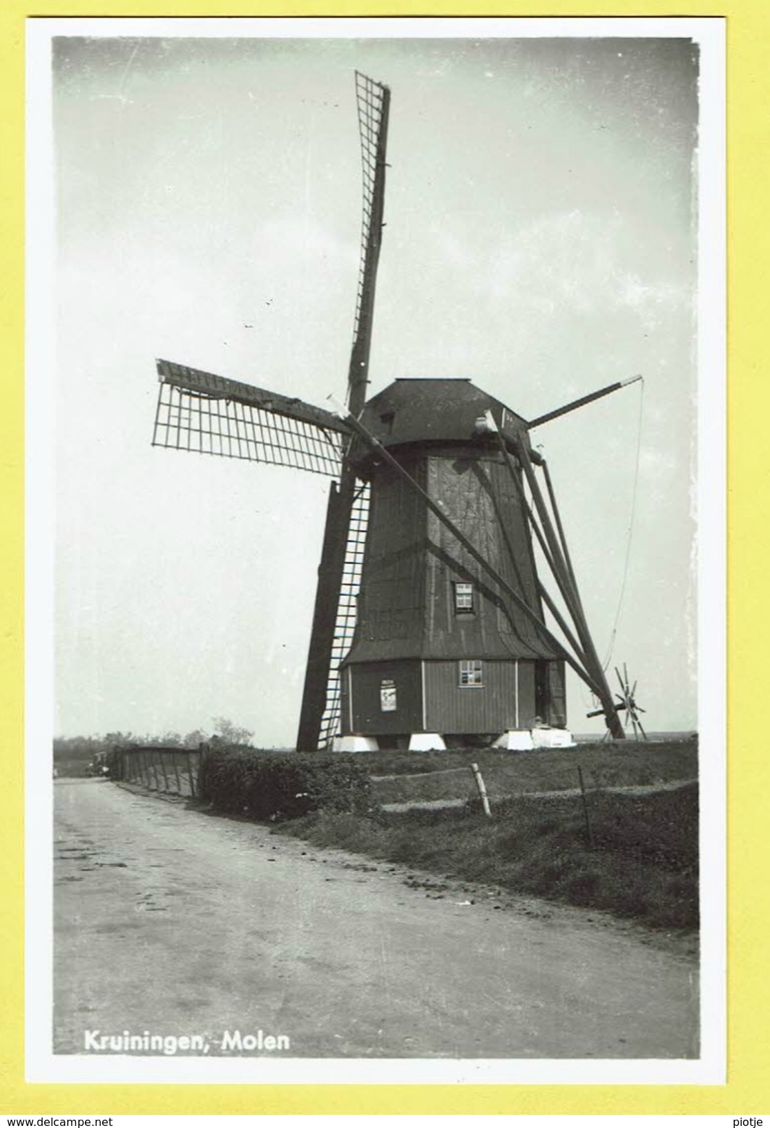 * Kruiningen (Zeeland - Holland - Nederland) * (Boekh Van Der Peijl, Nr 273) Molen, Moulin, Mill, Rare, Old, CPA Unique - Kruiningen