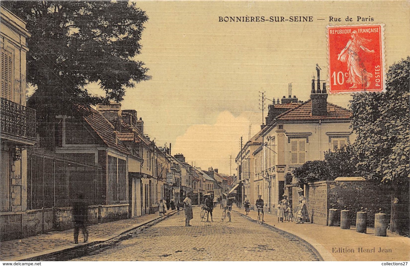 78-BONNIERES-SUR-SEINE- RUE DE PARIS - Bonnieres Sur Seine