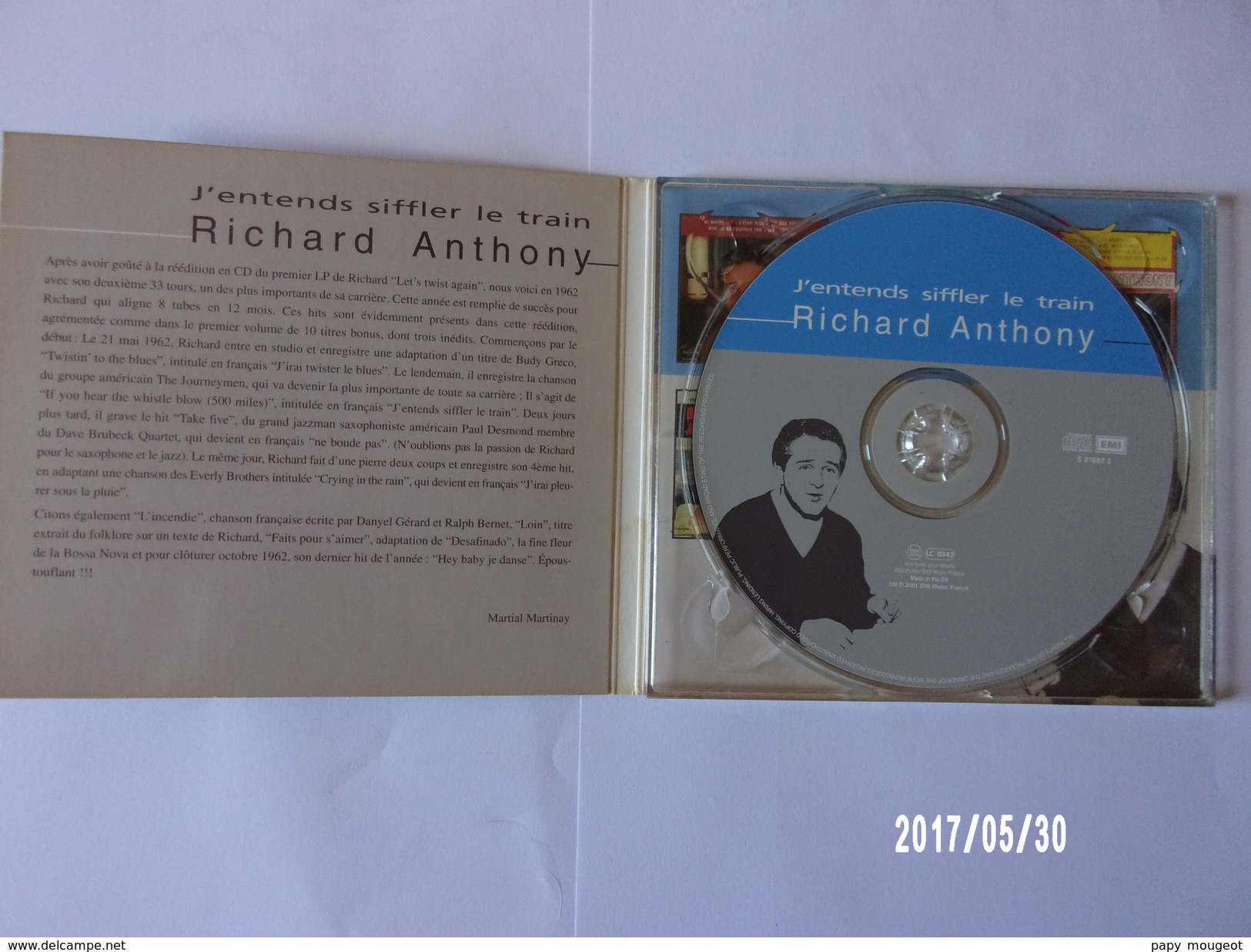 Richard Anthony - J'entends Siffler Le Train - Compilations