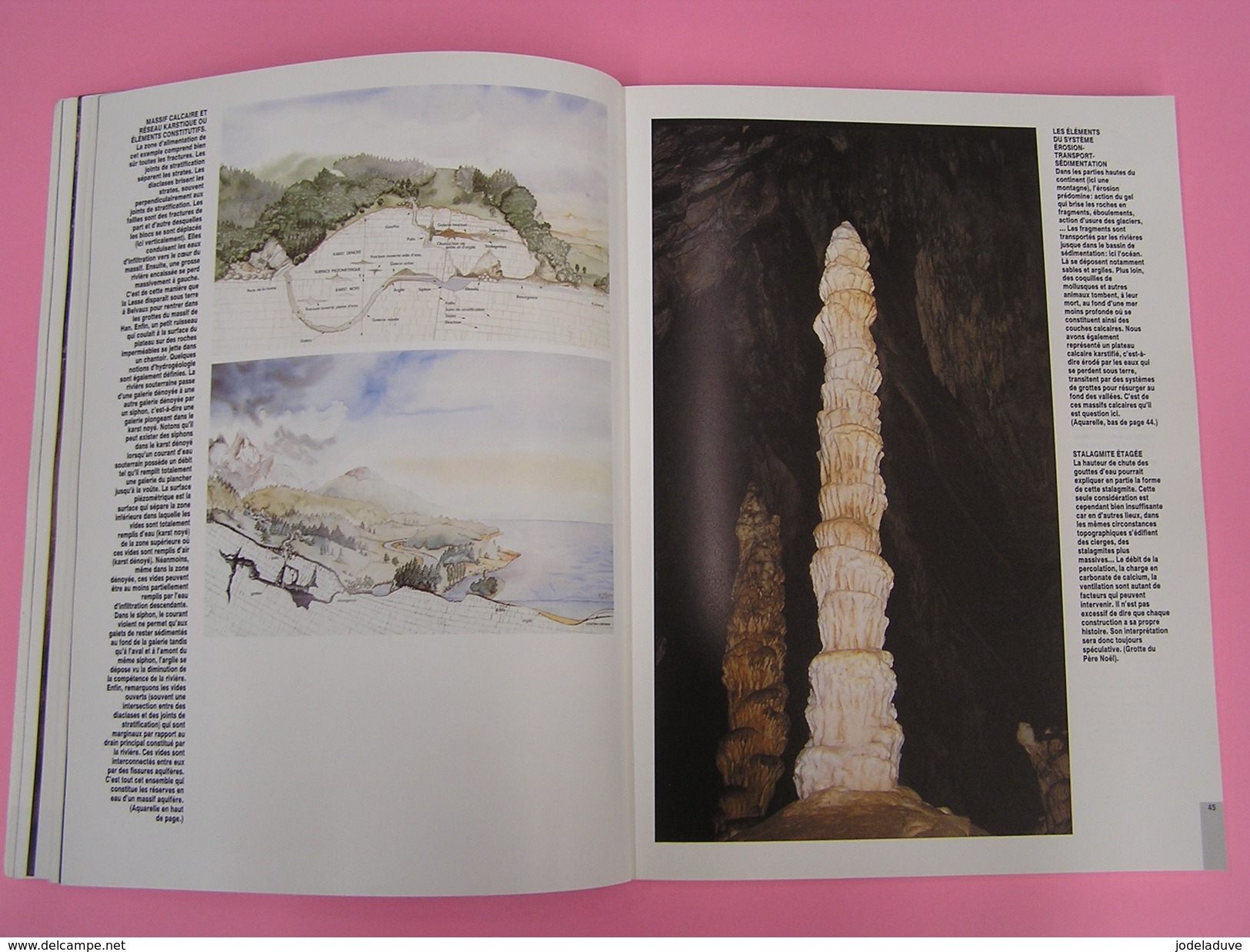 HAN SUR LESSE ET SES GROTTES  Régionalisme Ardenne Belgique Spéléologie Archéologie Histoire Géologie