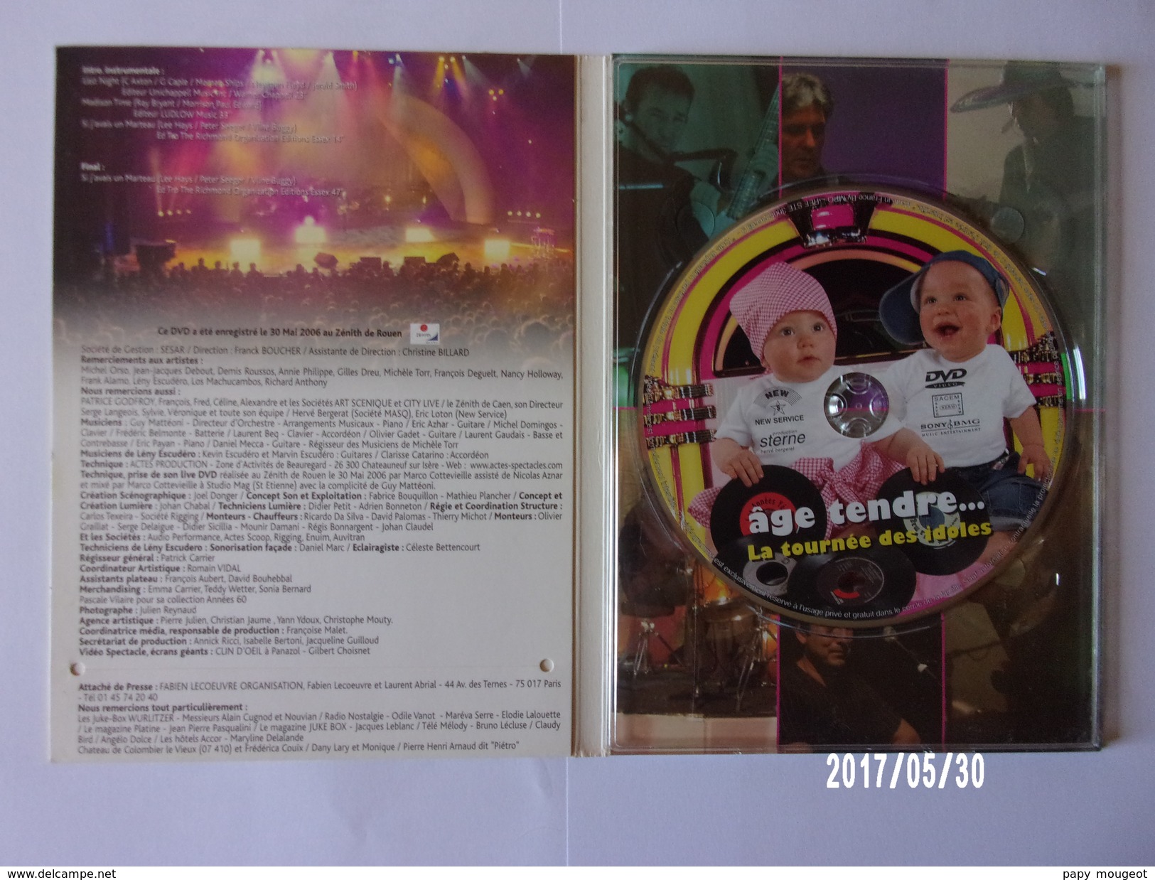 Age Tendre La Tournée Des Idoles - Musik-DVD's