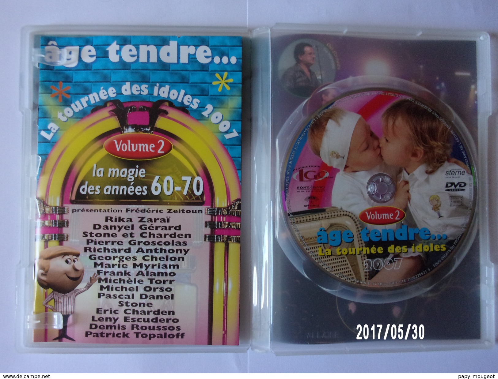 Age Tendre La Tournée Des Idoles Volume 2 - DVD Musicaux