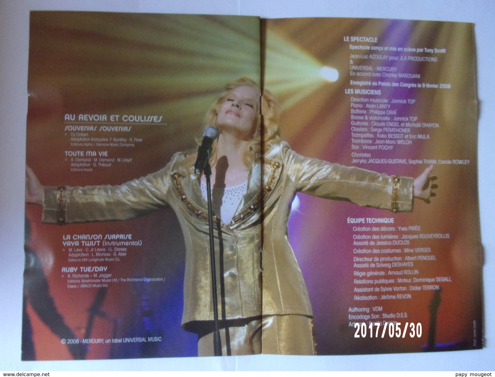 Sylvie Vartan Palais Des Congrès 2008 - DVD Musicaux