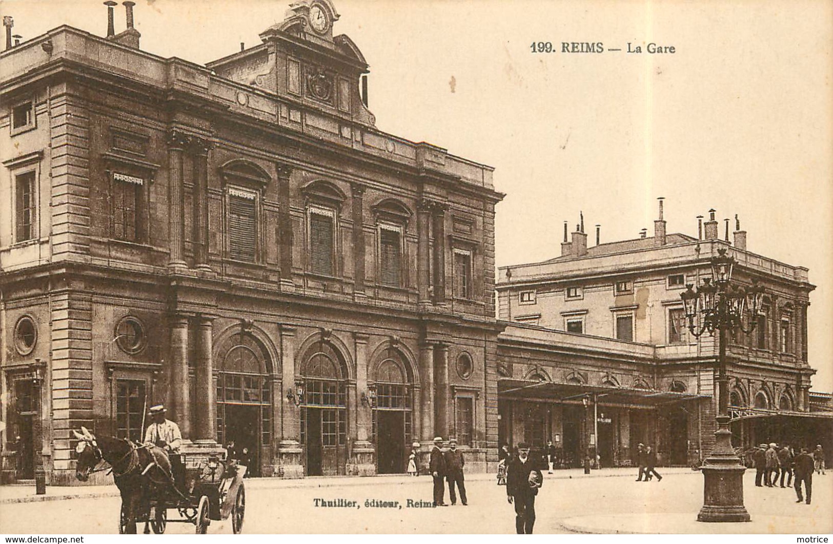 REIMS - La Gare. - Gares - Sans Trains