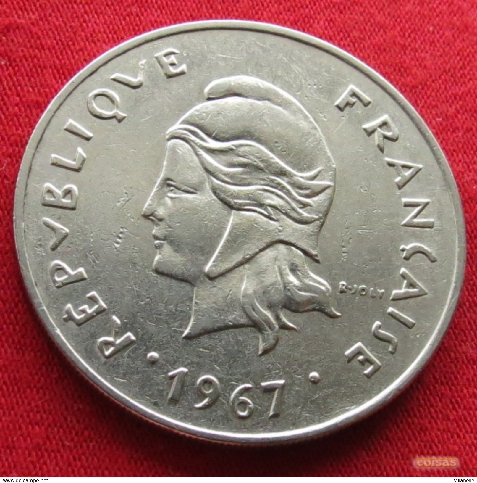 French Polynesia 50 Francs 1967 KM# 7 Polynesie Polinesia - Polynésie Française