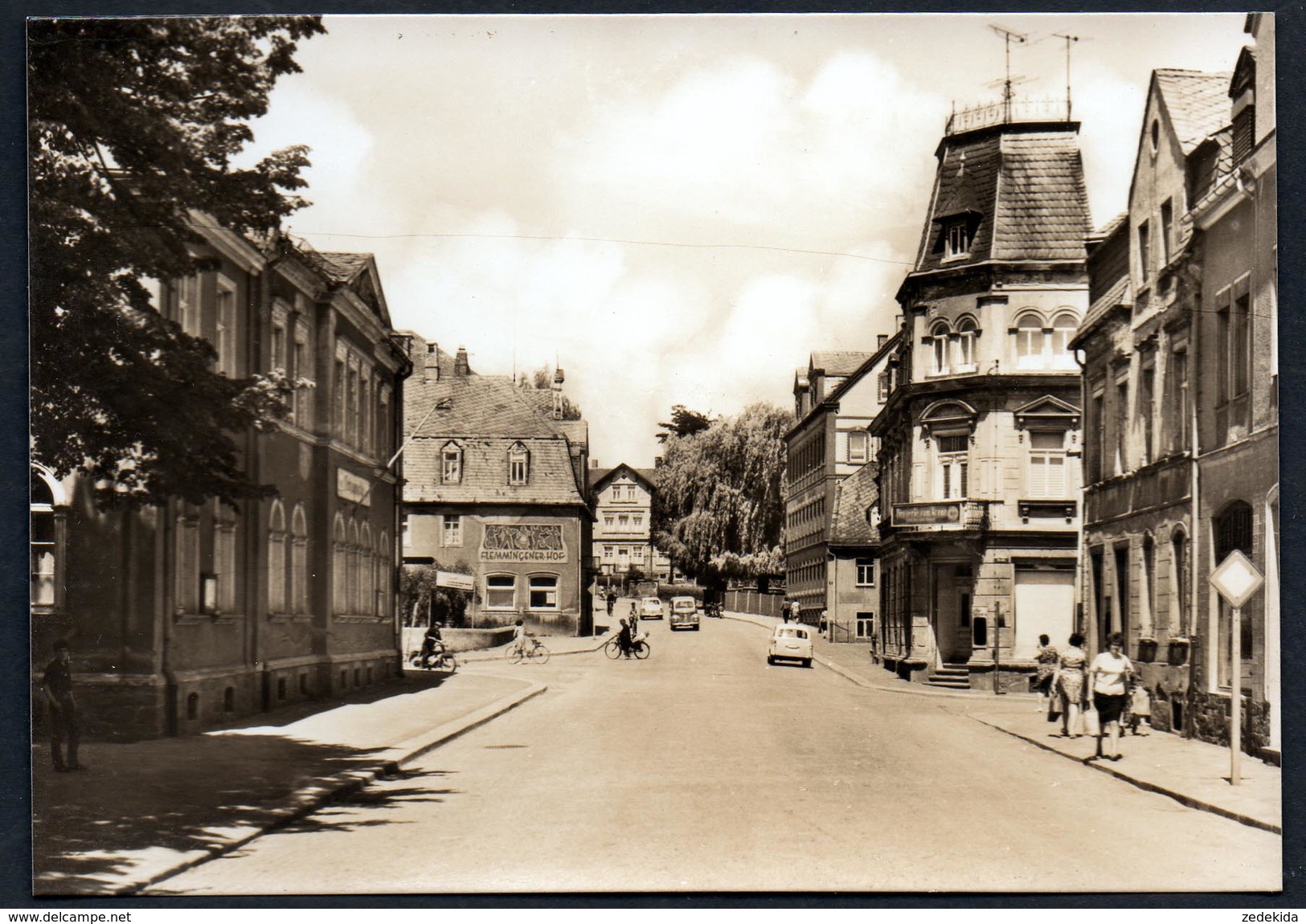 A4674 - Alte Foto Ansichtskarte - Hartha Kr. Döbeln - Leipziger Straße  TOP - Hartha