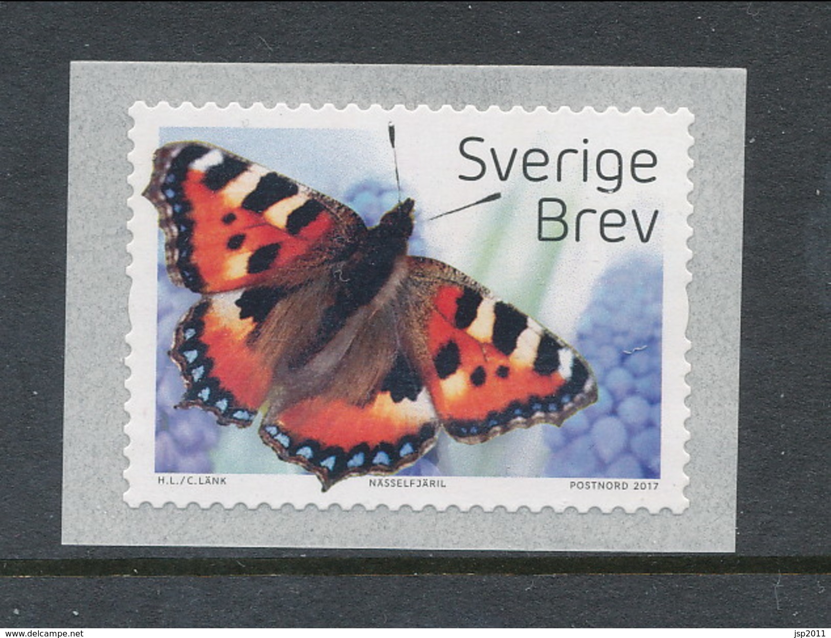 Sweden 2017. Facit # 3167. Fjäril - National Mail Coil. MNH (**) - Unused Stamps