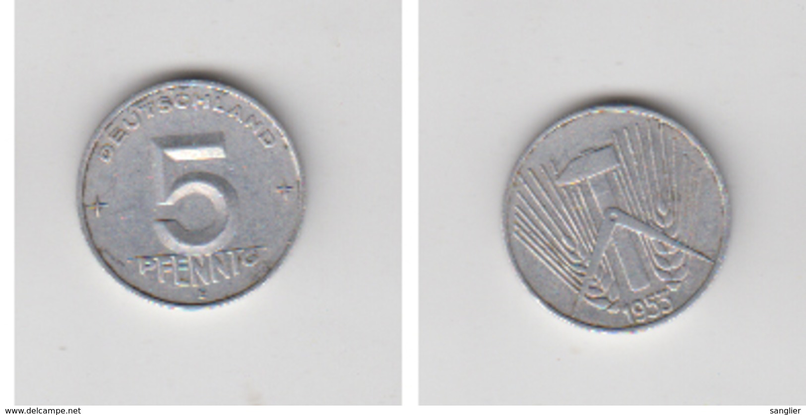 5 PFENNIG 1953 E - 5 Pfennig