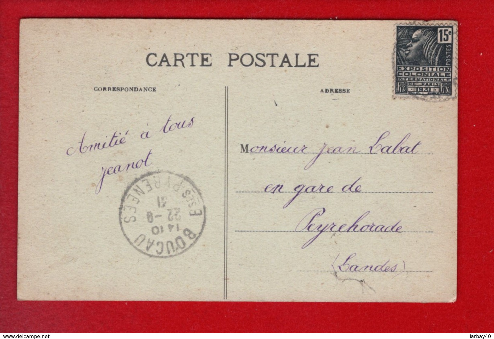 1 Cpa Carte Postale Ancienne -  BOUCAU Les Quais - Boucau