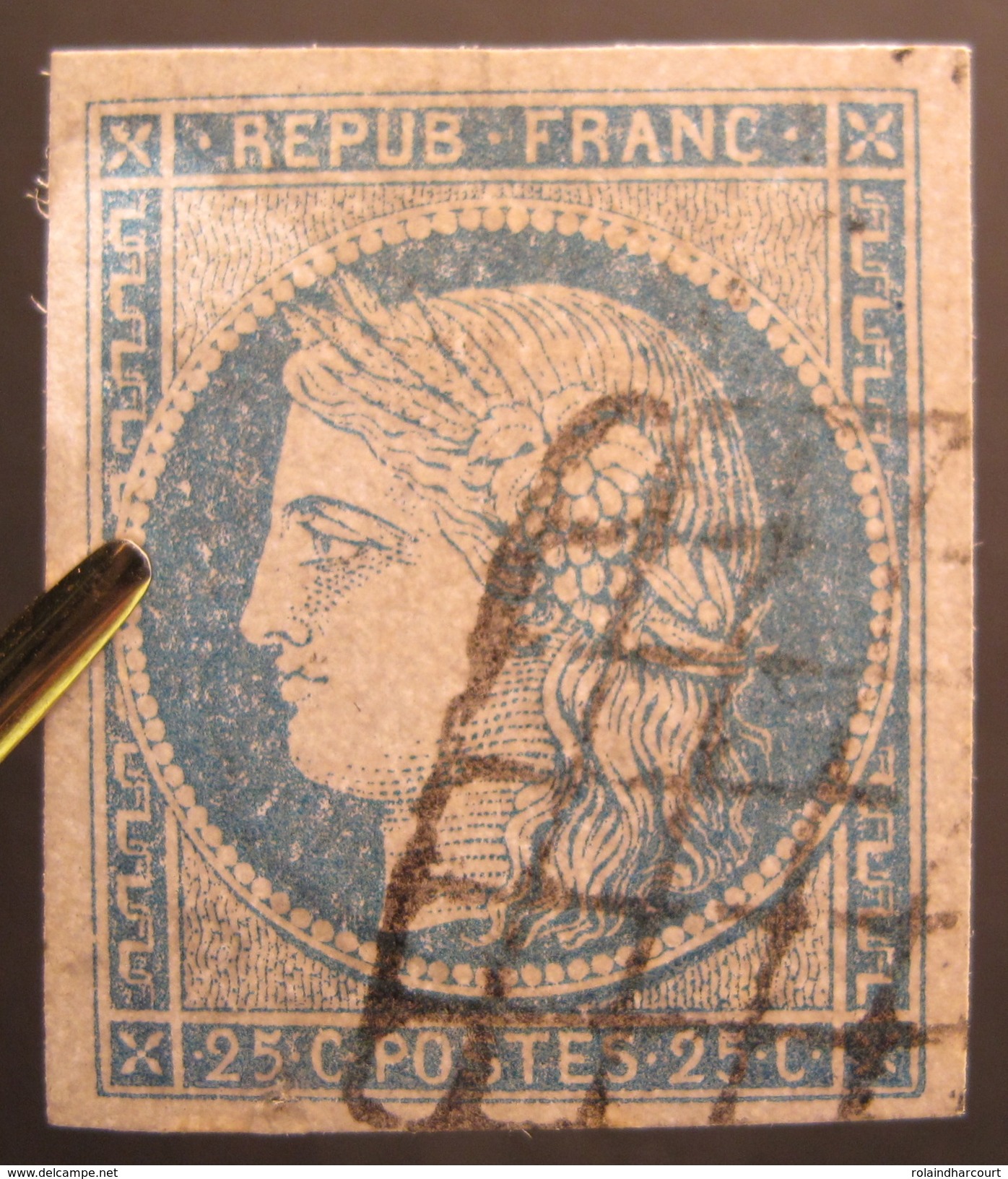 LOT R1631/1358 - CERES N°4 - GRILLE ARRONDIE - Cote : 60,00 &euro; - 1849-1850 Ceres