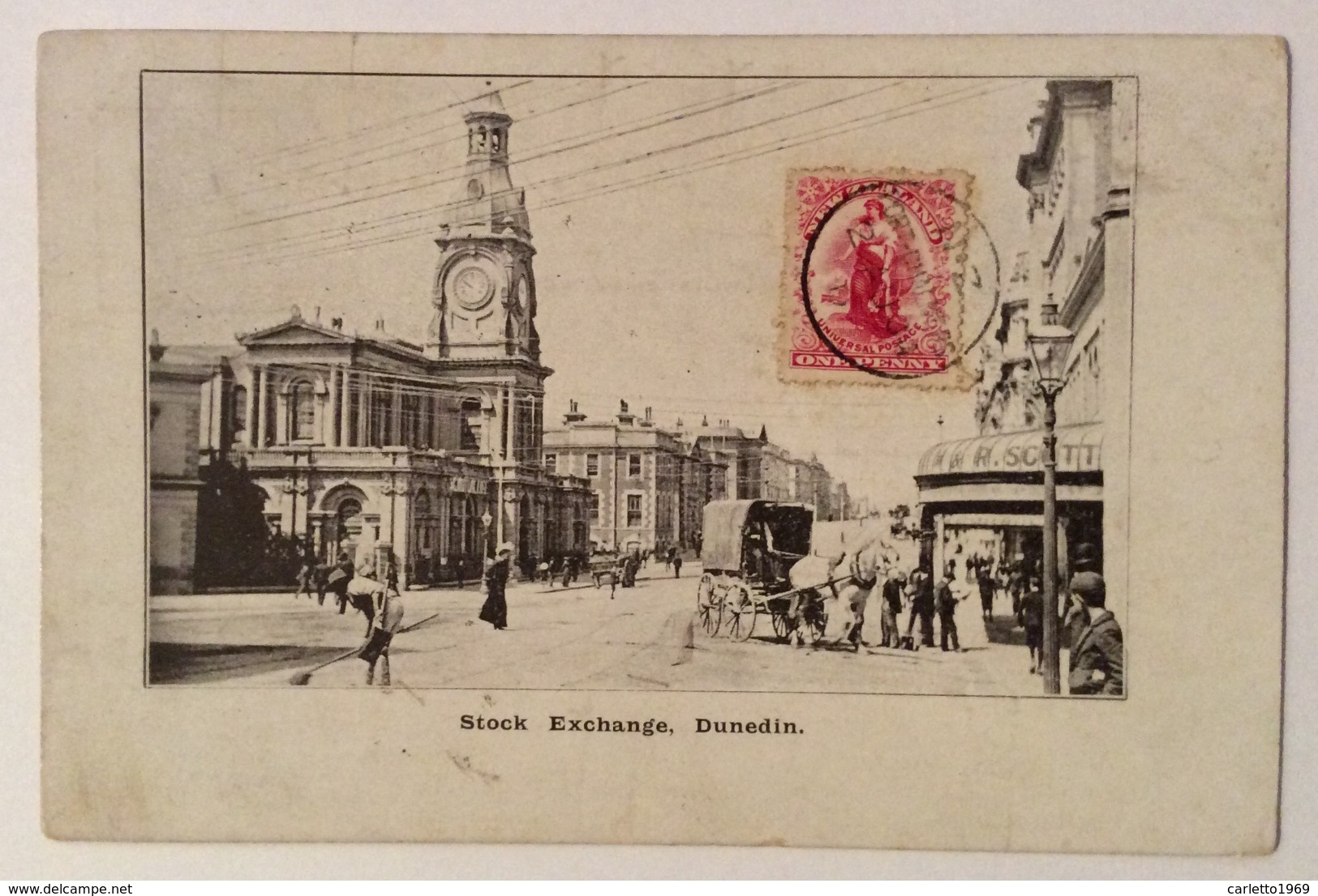 DUNEDIN STOCK EXCHANGE VIAGGIATA  FP - Nouvelle-Zélande