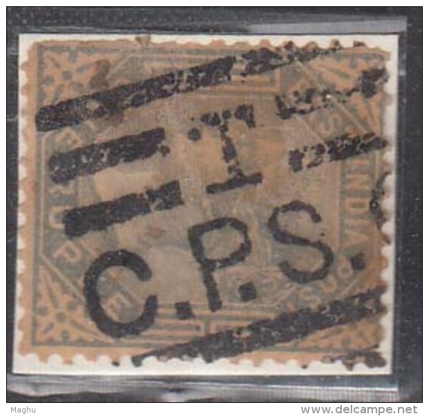 T.C.P.S.O. Travelling PO / Cooper T 21d / Renouf, Christopher 41B/  British East India Used, Early Indian Cancellations - 1854 East India Company Administration