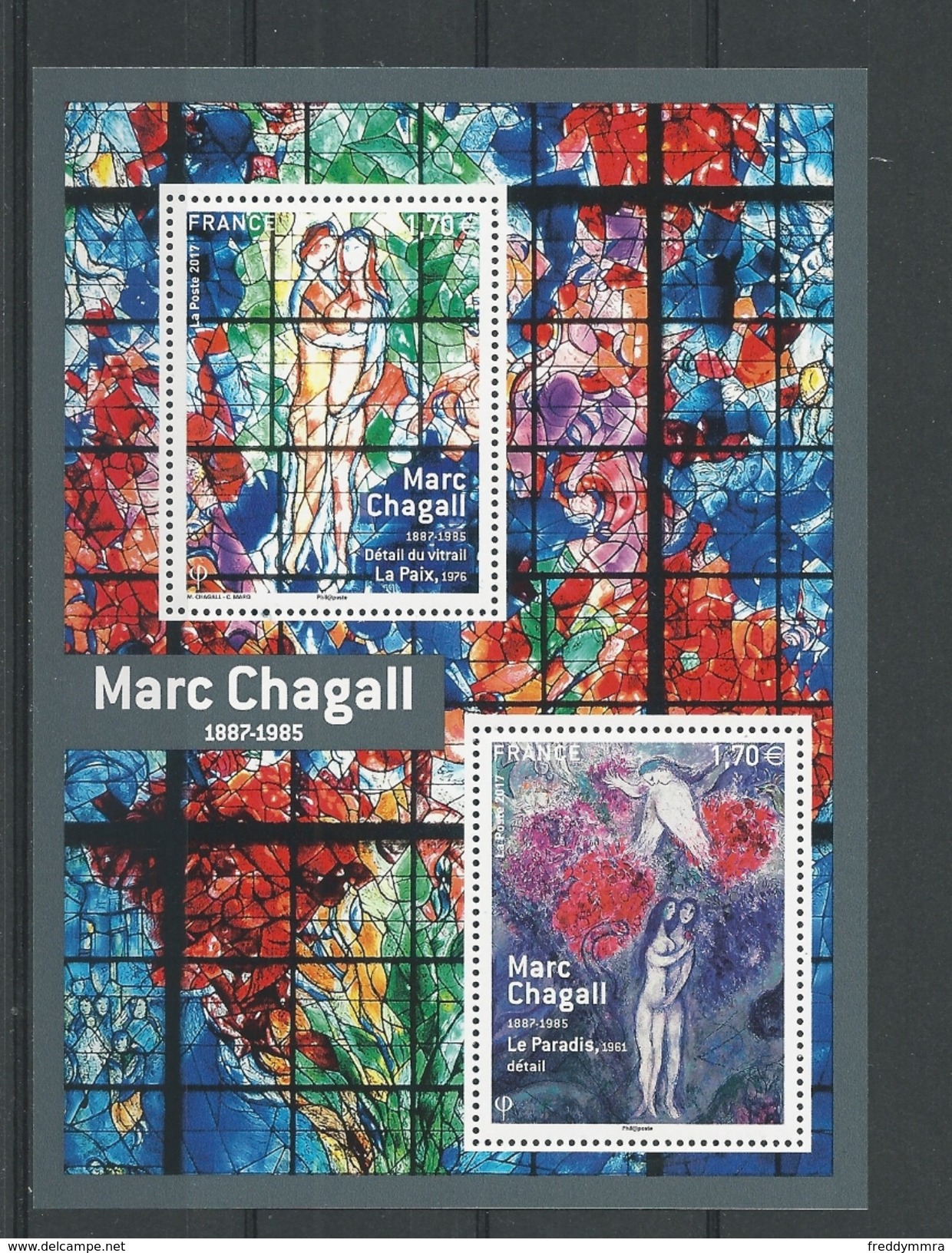 France: BF 2017 **  Marc Chagall - Neufs