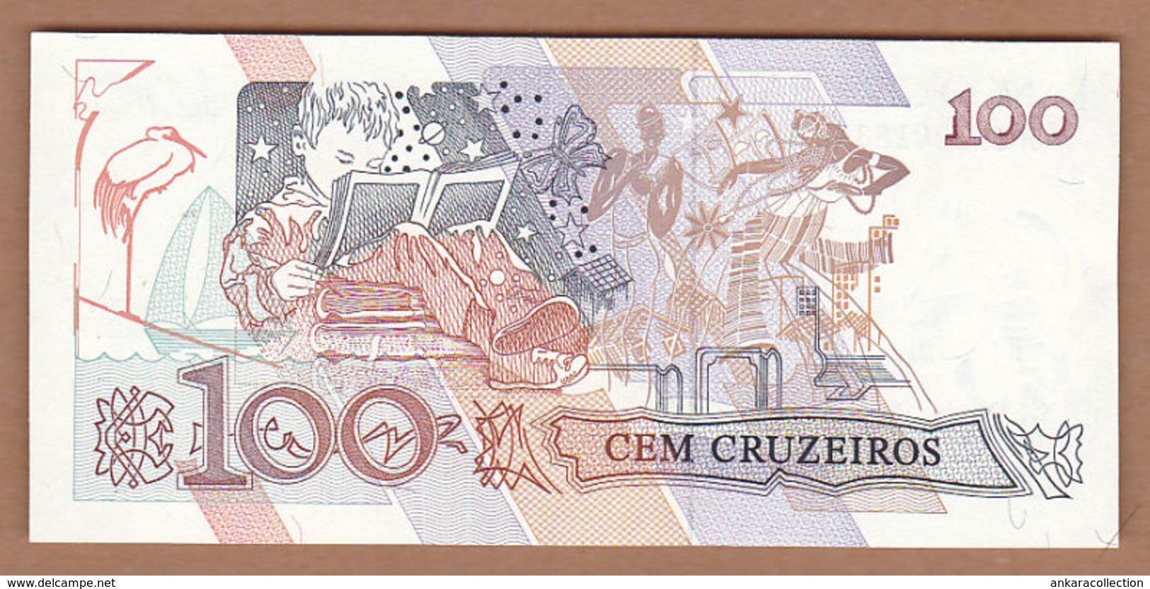 AC - BRAZIL 100 CRUZEIROS A UNCIRCULATED - Brésil