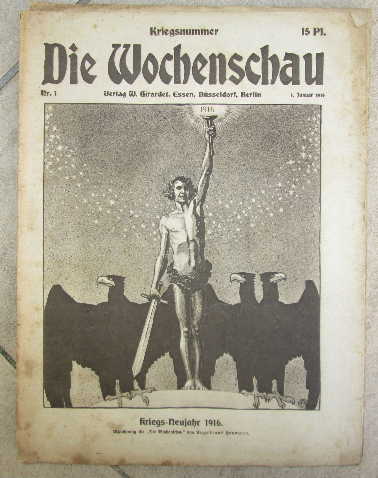 Magazine Allemand WW1 "Wochenschau" - 1914-18