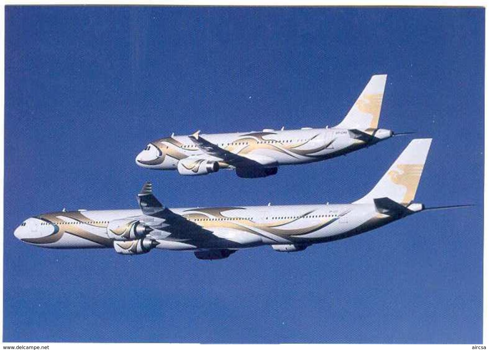 Aviation Postcard- SAAD  Airbus 320,340  (SET-2) - 1946-....: Moderne