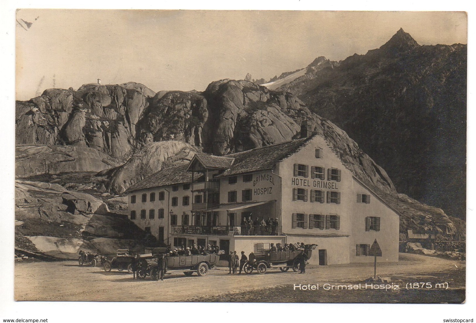 GRIMSEL-HOSPIZ Hotel Auto Postauto - Autres & Non Classés