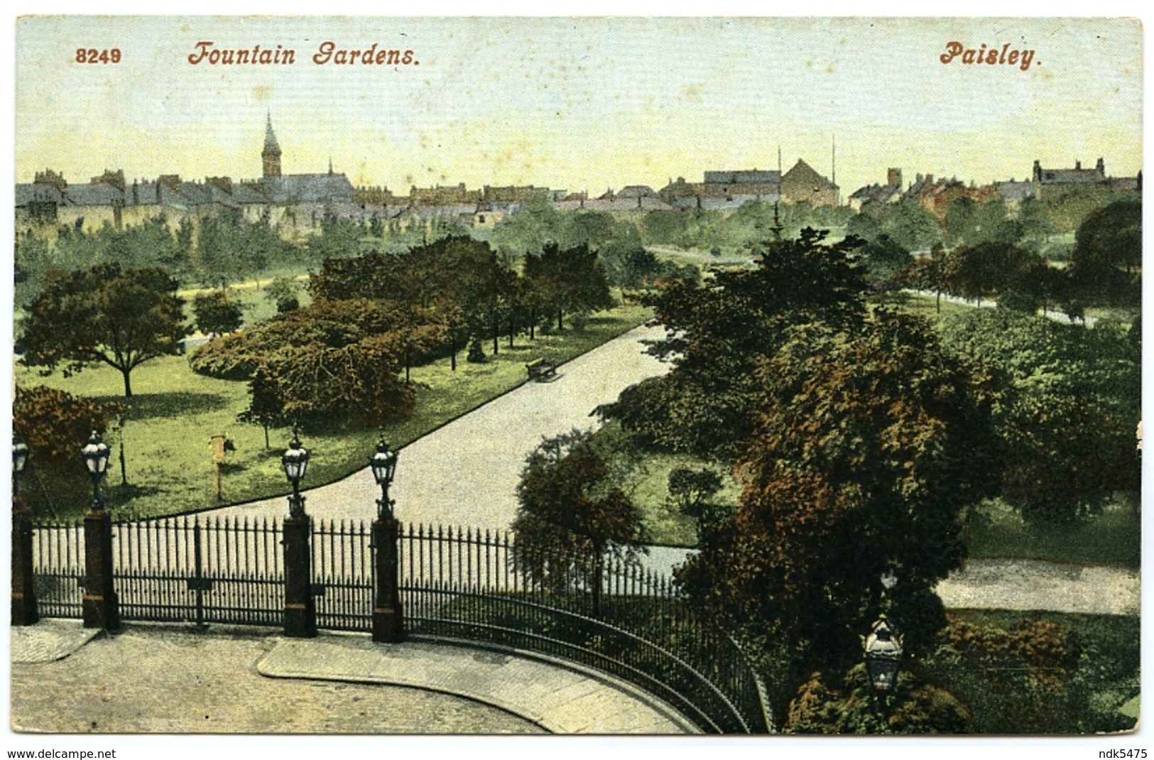 PAISLEY : FOUNTAIN GARDENS - Renfrewshire