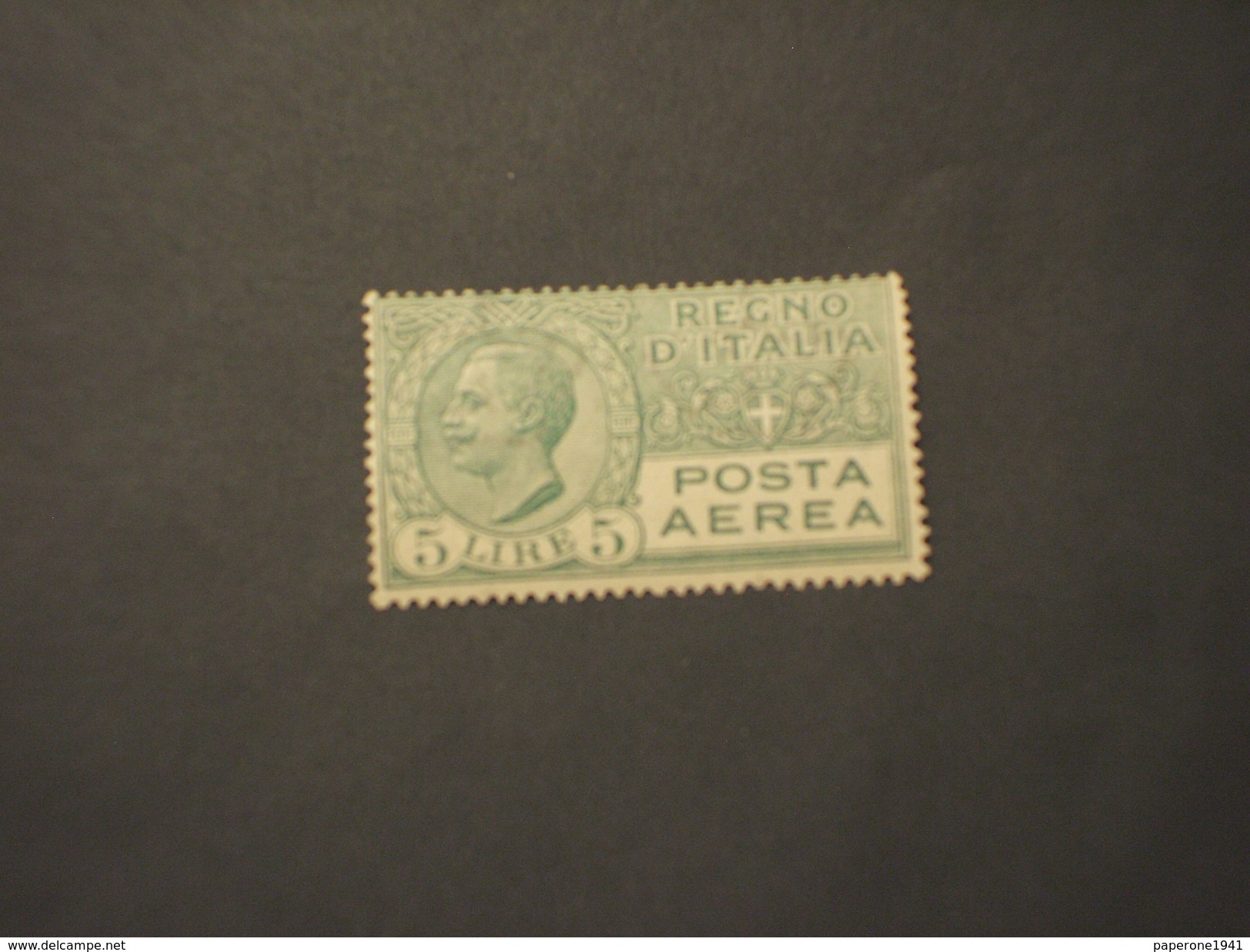 ITALIA REGNO - P.A. 1926/8 RE  L. 5 - NUOVO(++) - Posta Aerea