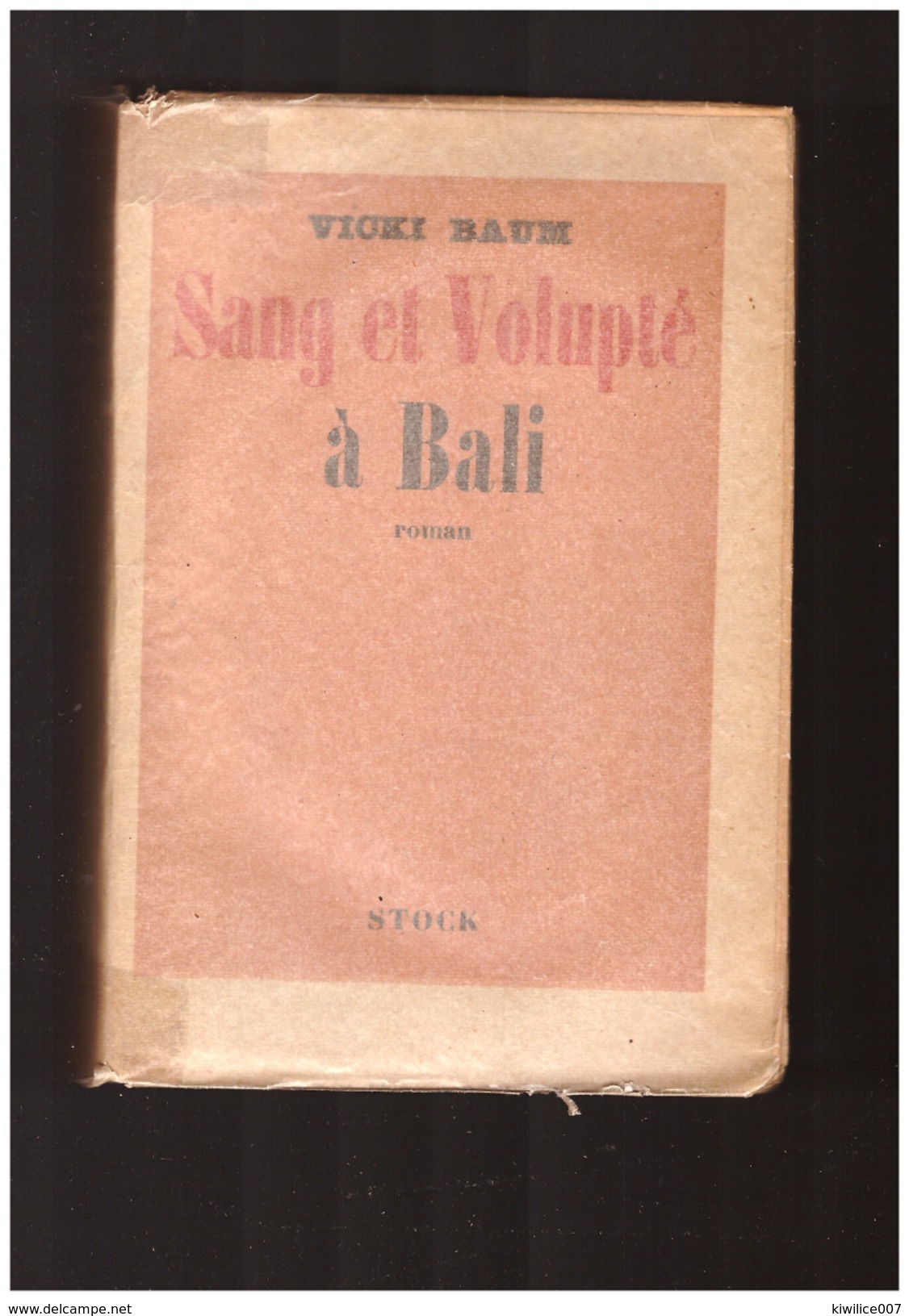 Sang Et Volupté A Bali Vicki Baum - Autres & Non Classés