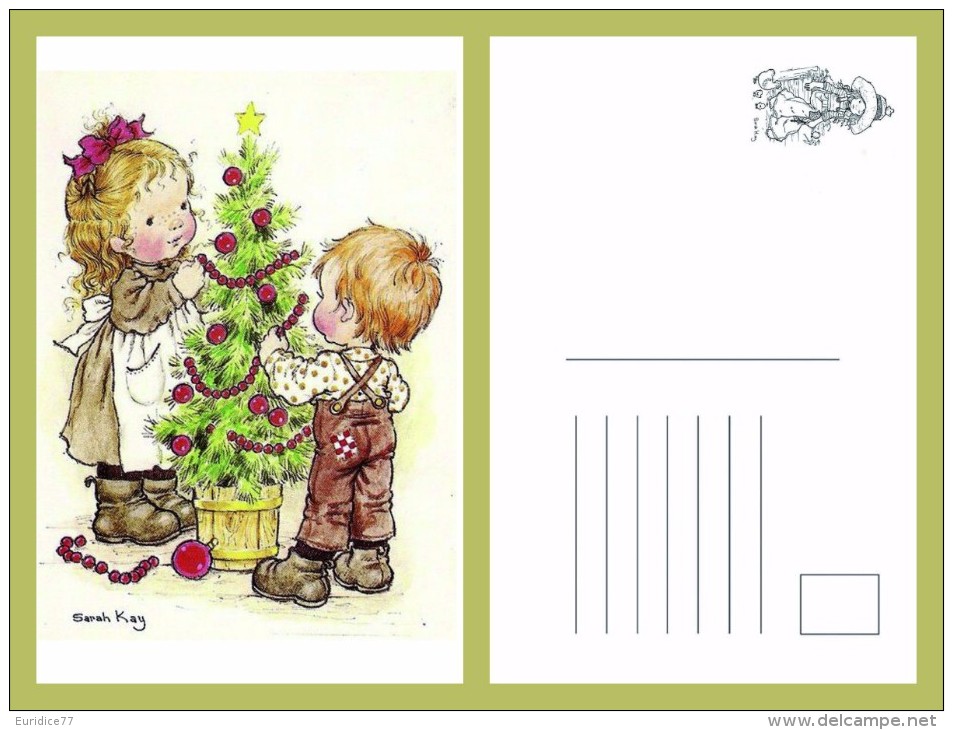 SARAH KAY-121 POSTCARD - Dibujos De Niños