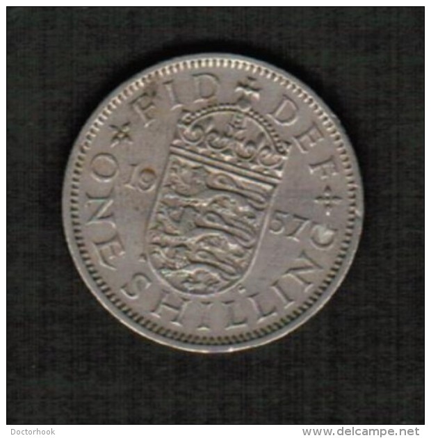 GREAT BRITAIN  1 SHILLING 1957 (KM #904) - I. 1 Shilling