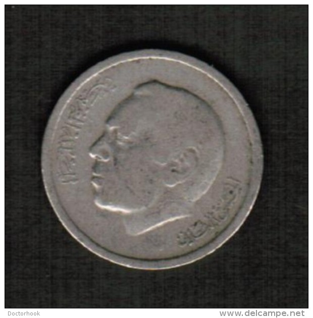 MOROCCO  1 DIRHAM 1974 (AH 1394) (Y # 63) - Maroc