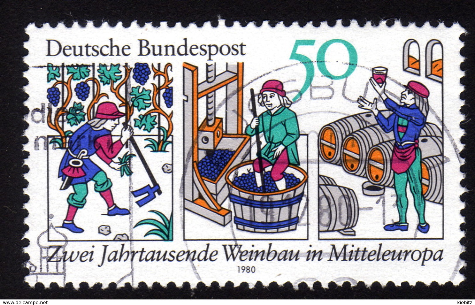 BRD 1980 - Zwei Jahrtausende Weinbau In Mittrleuropa - Wein & Alkohol