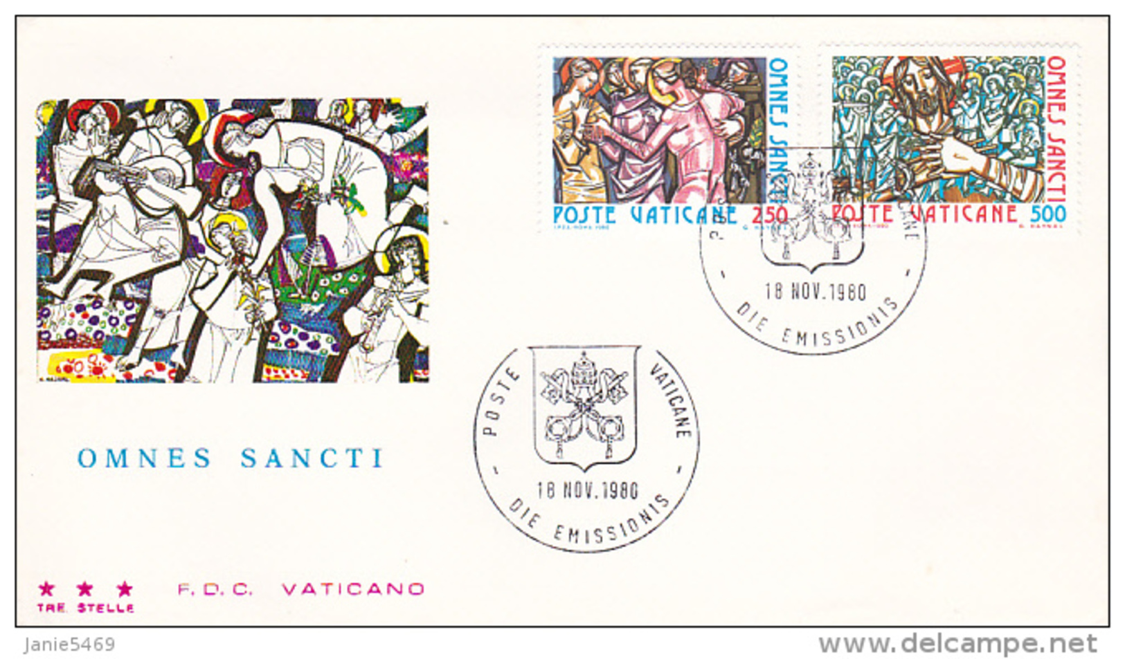 Vatican City 1980 Omnes Sancti FDC Vaticano - FDC