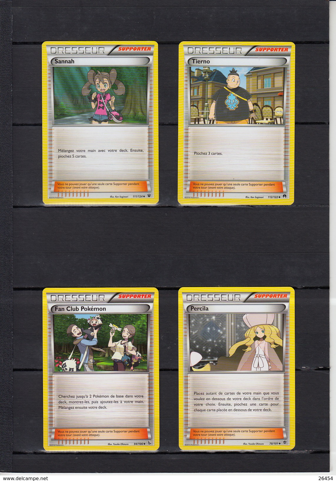 LOT De 12  Cartes POKEMON      DRESSEUR  Suppporter      Pokemon  Differentes  Etat Neuf - Playing Cards (classic)