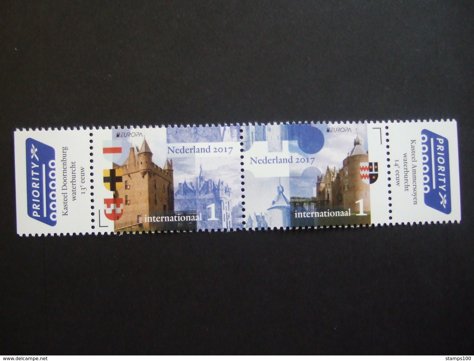 2017 NETHERLANDS. CASTLES. EUROPE CEPT MNH **. (E45-266) - 2017