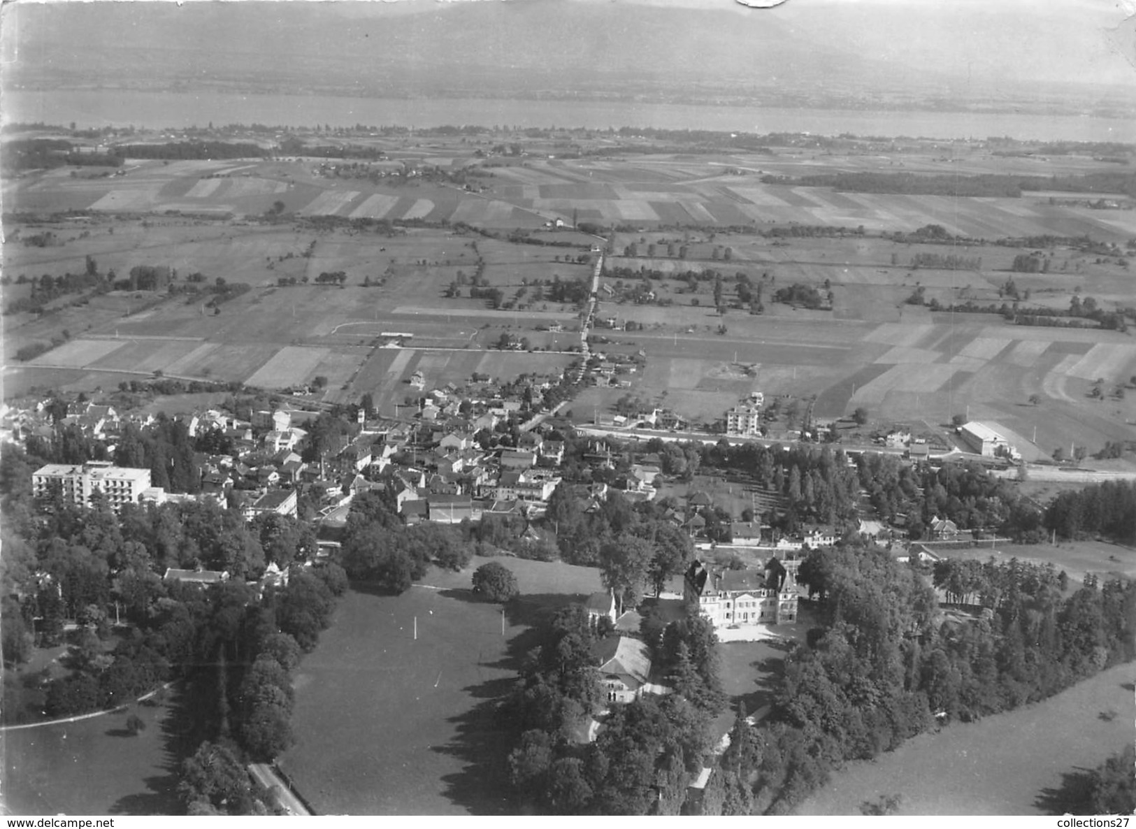 01-DIVONNE-LES-BAINS-VUE GENERALE AERIENNE - Divonne Les Bains