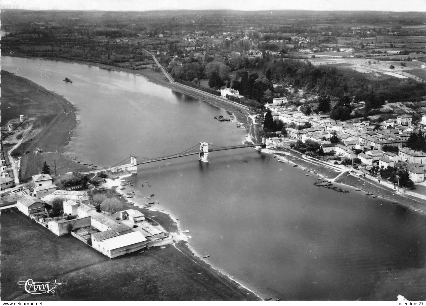 01-BEAUREGARD- VUE AERIENNE DES RIVES DE LA SAONE ET L'UNION NAUTIQUE - Non Classés