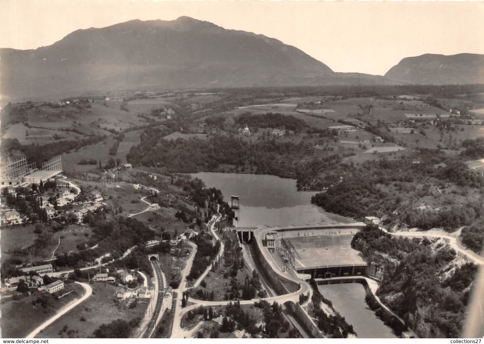 01-GENISSIAT- LE BARRAGE- VUE GENERALE - Génissiat