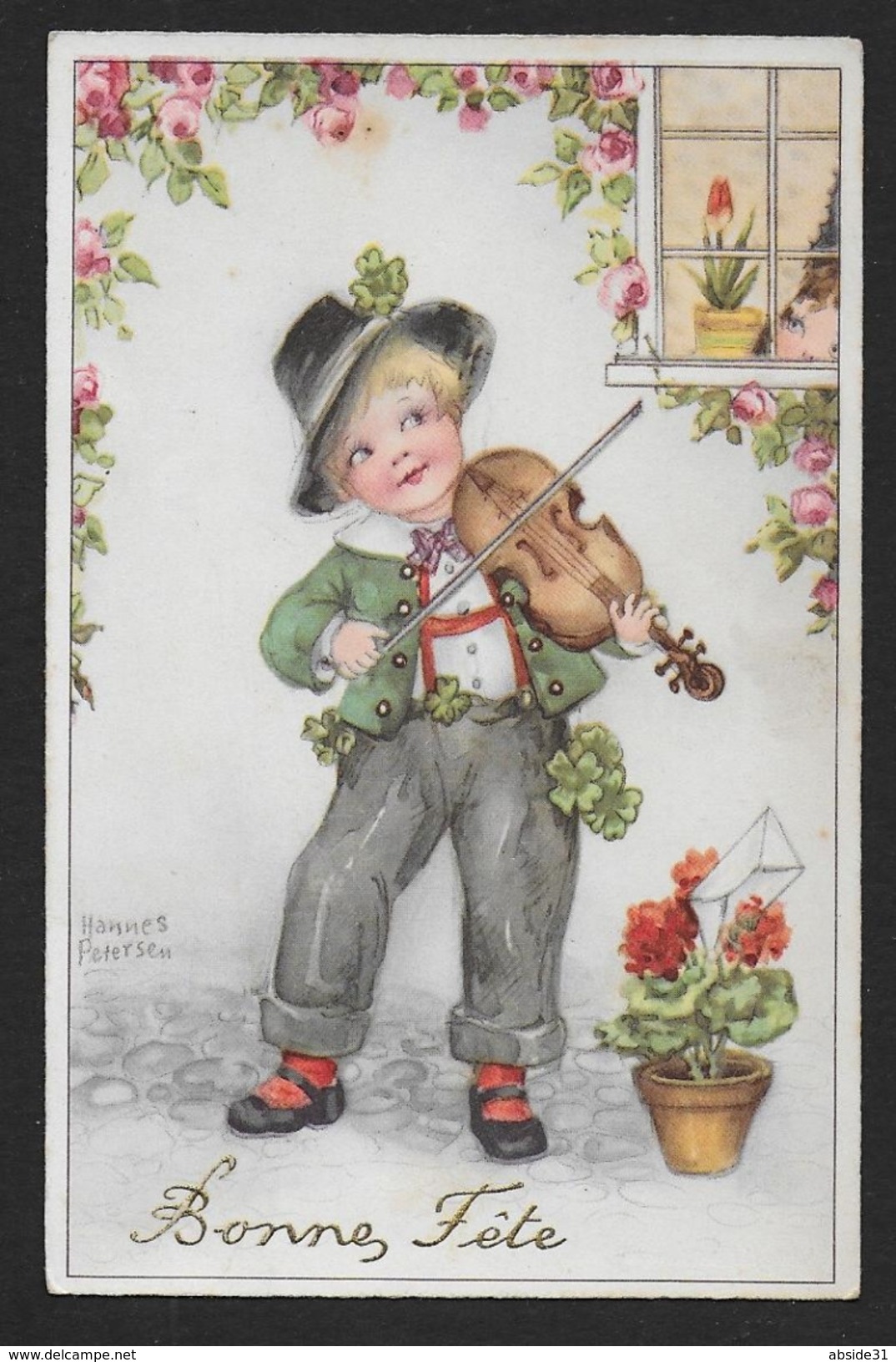 Hannes Petersen - Enfant Violonniste - Petersen, Hannes