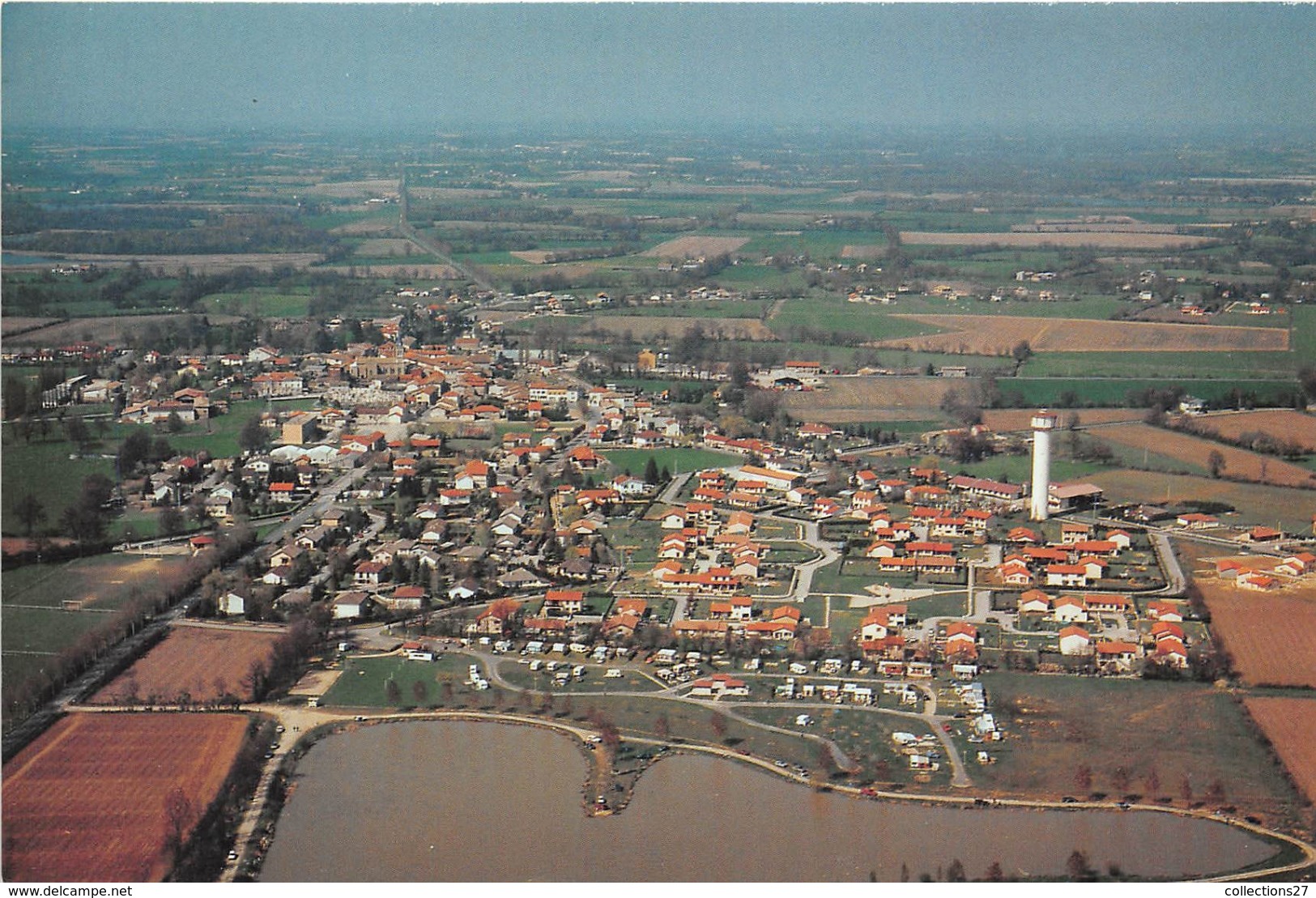 01-AMBERIEUX EN DOMBES- VUE  AERIENNE - Non Classés