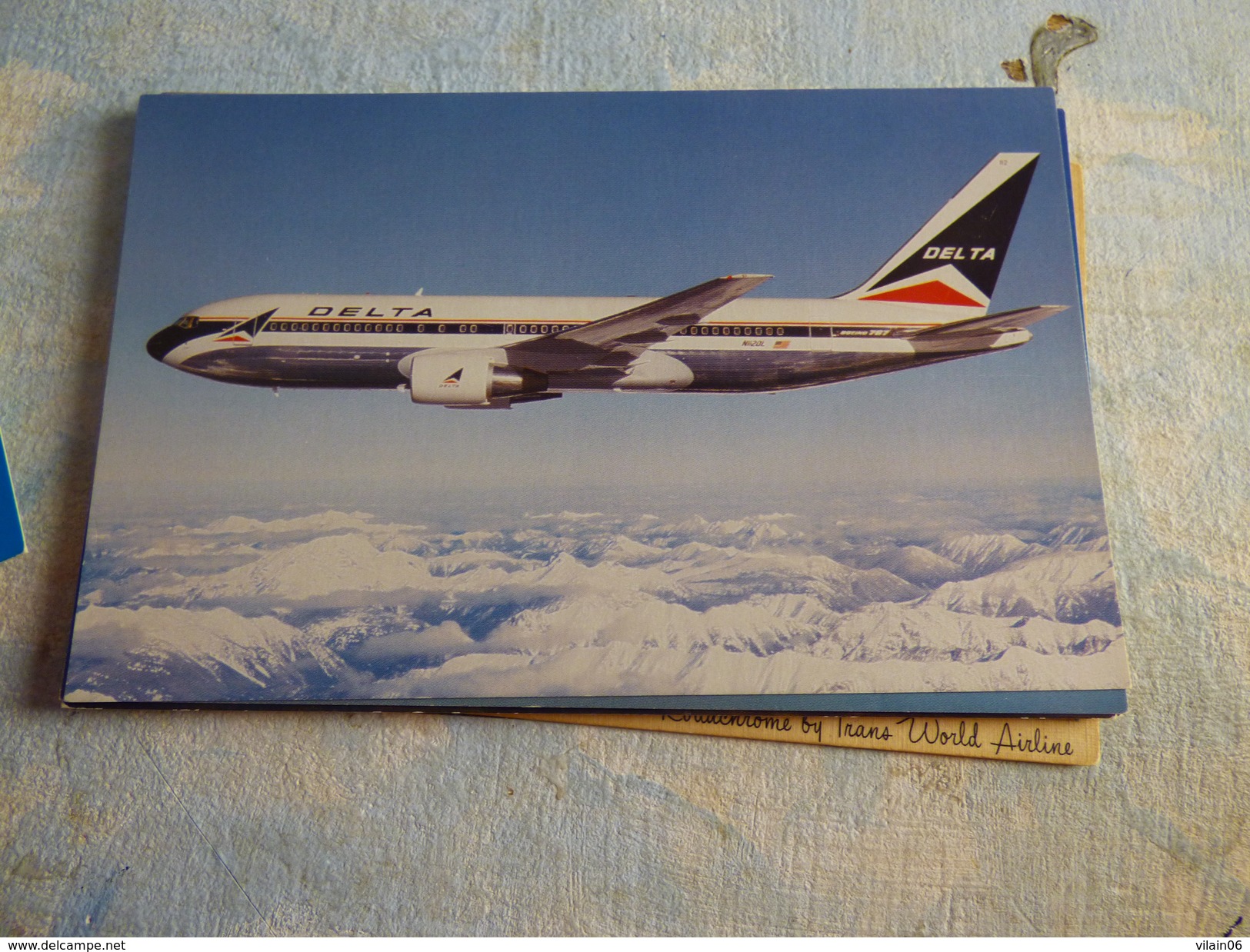 AIRLINE ISSUE / CARTE COMPAGNIE     DELTA AIRLINES   B 767 - 1946-....: Era Moderna