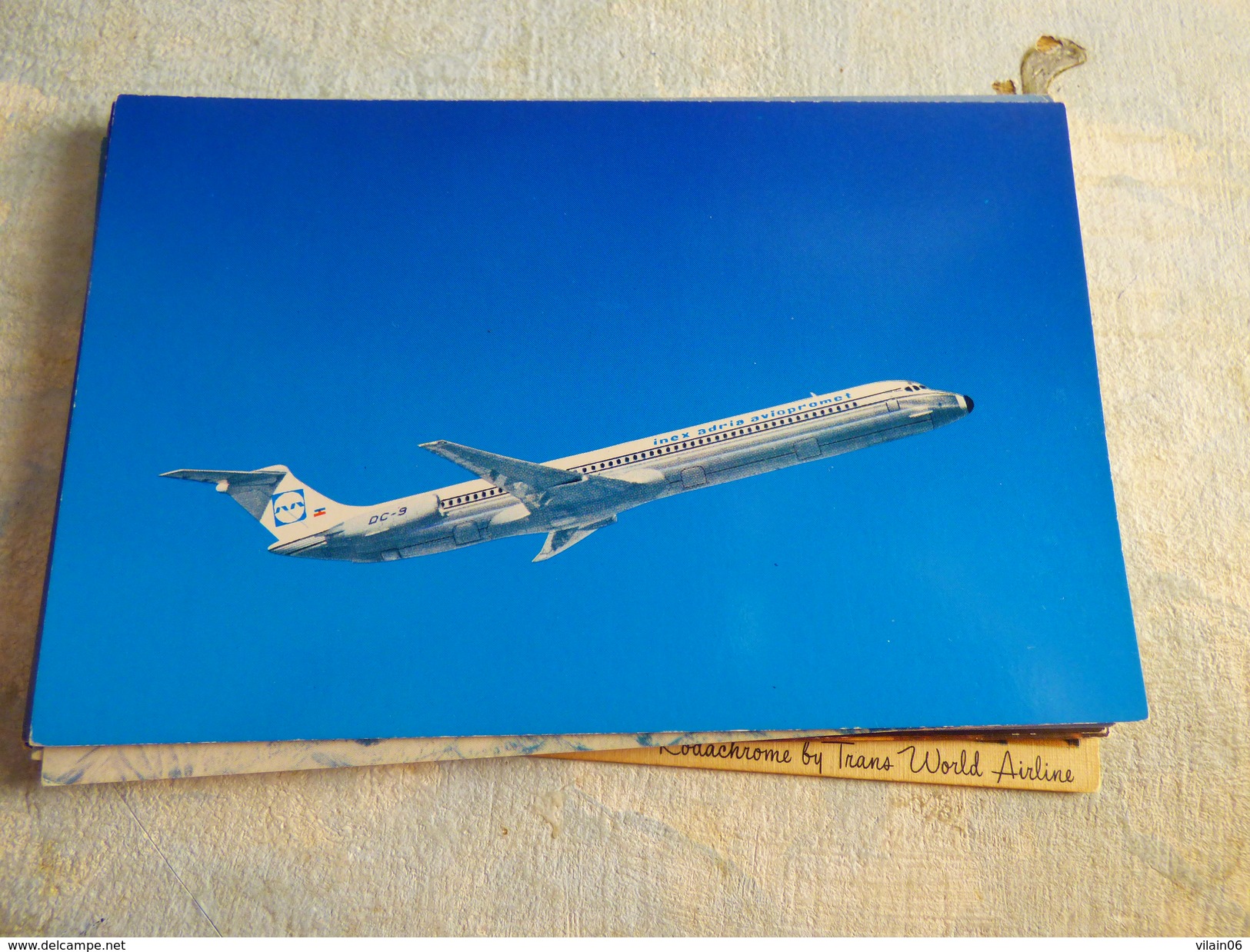 AIRLINE ISSUE / CARTE COMPAGNIE    INEX ADRIA AIRWAYS  MD 80 - 1946-....: Ere Moderne