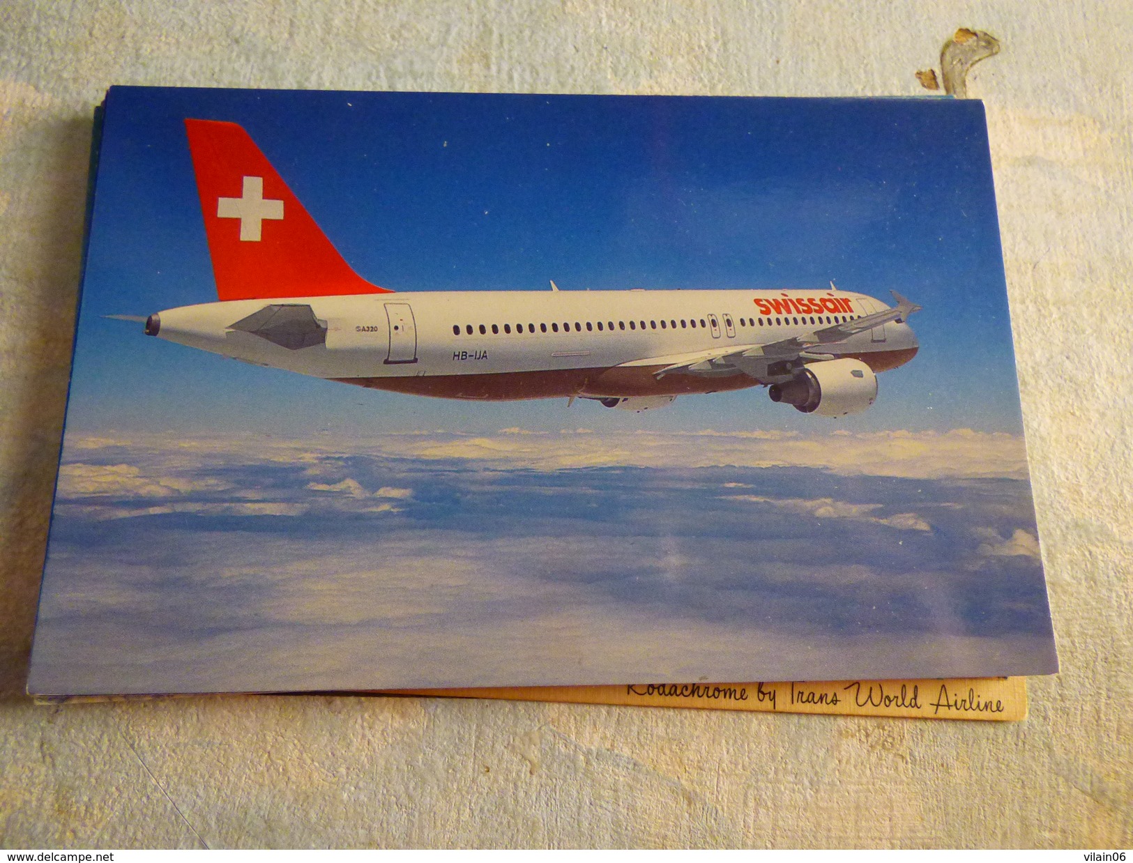 AIRLINE ISSUE / CARTE COMPAGNIE    SWISSAIR   A 320 - 1946-....: Era Moderna