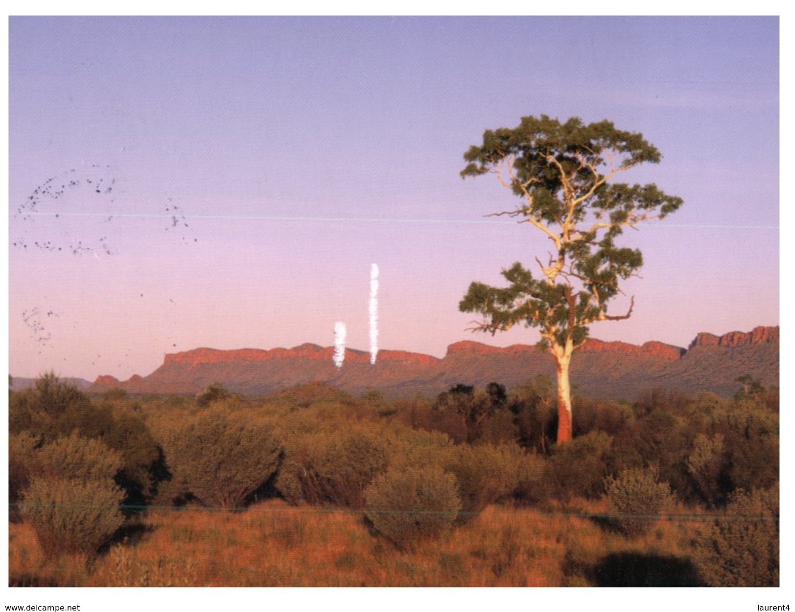 (878) Australia  - (with Stamp) - NT - McDonnell Range - The Red Centre