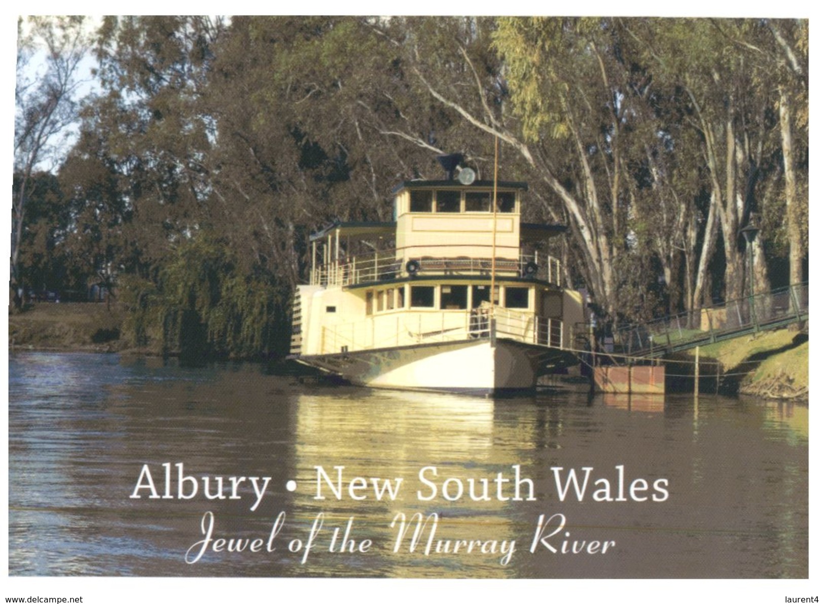 (878) Australia  - NSW - Albury And River Paddle Boat - Albury