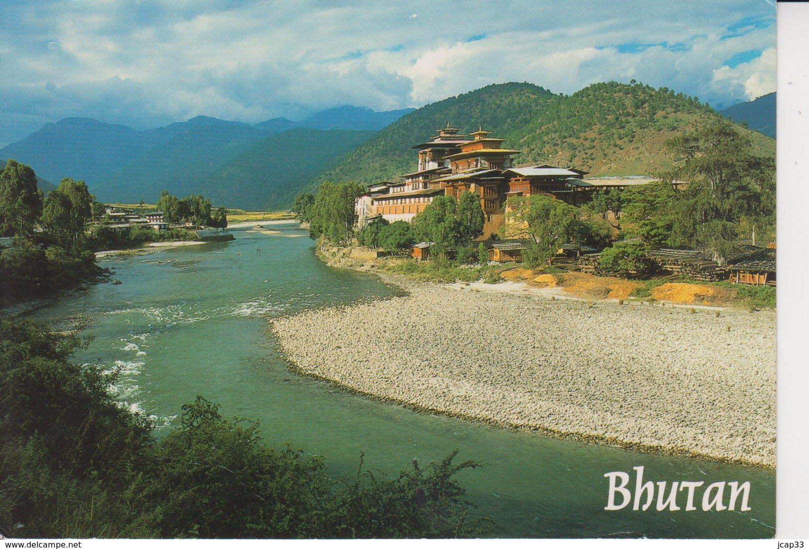 BHUTAN  -  PUNAKHA DZONG  - - Bhoutan