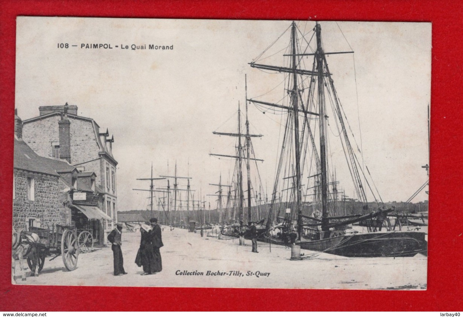 1 Cpa Carte Postale Ancienne - Paimpol Quai Morand - Paimpol