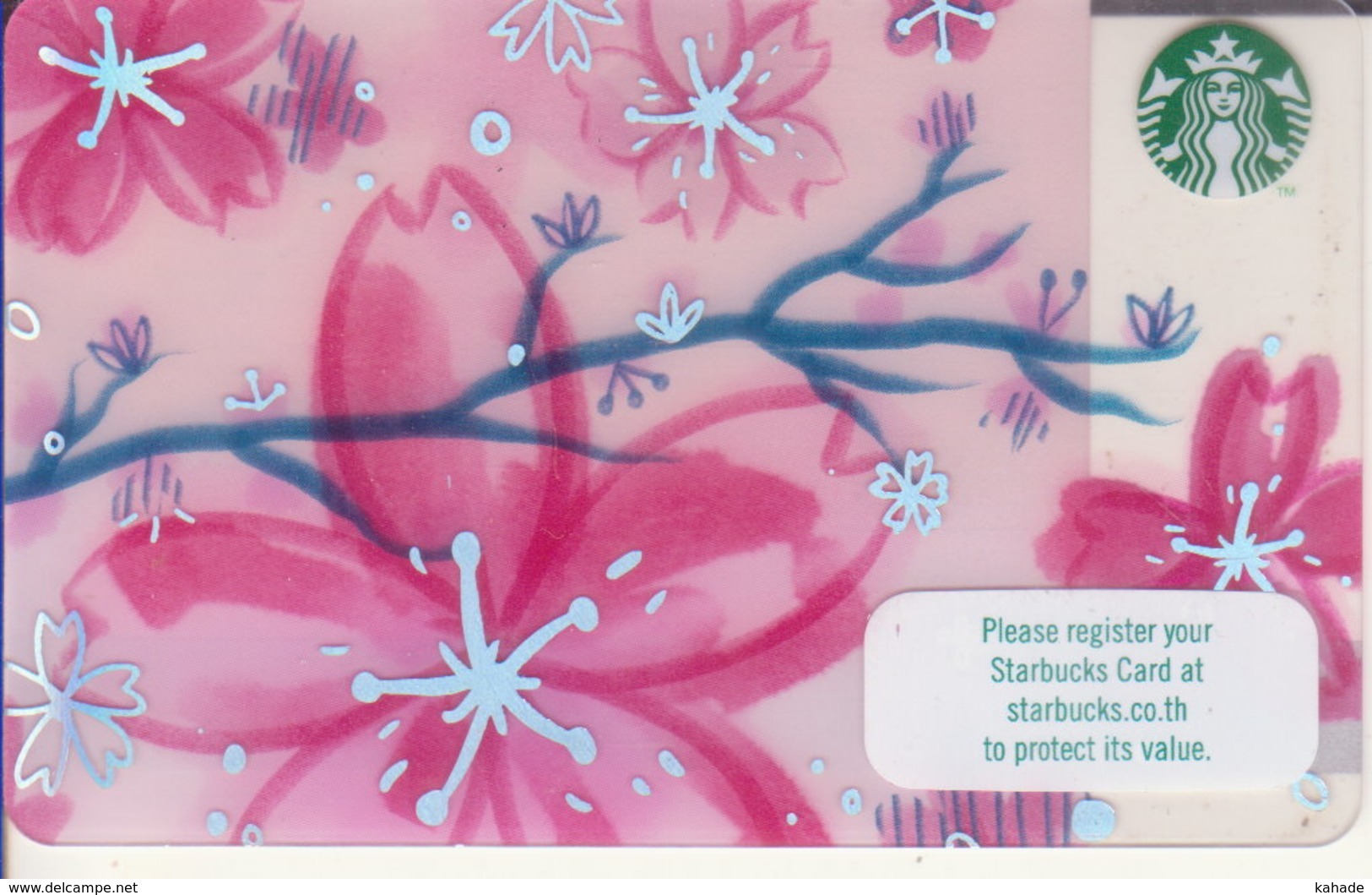 Thailand Starbucks Card Sakura Springtime 2016 - 6135 - Gift Cards