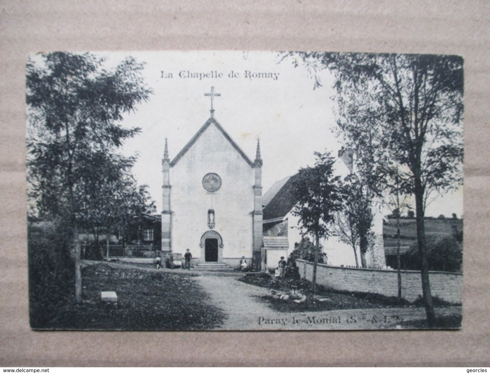 SAONE ET LOIRE  71  PARAY- LE- MONIAL       -    CHAPELLE DE ROMAY        ANIME    TTB - Paray Le Monial