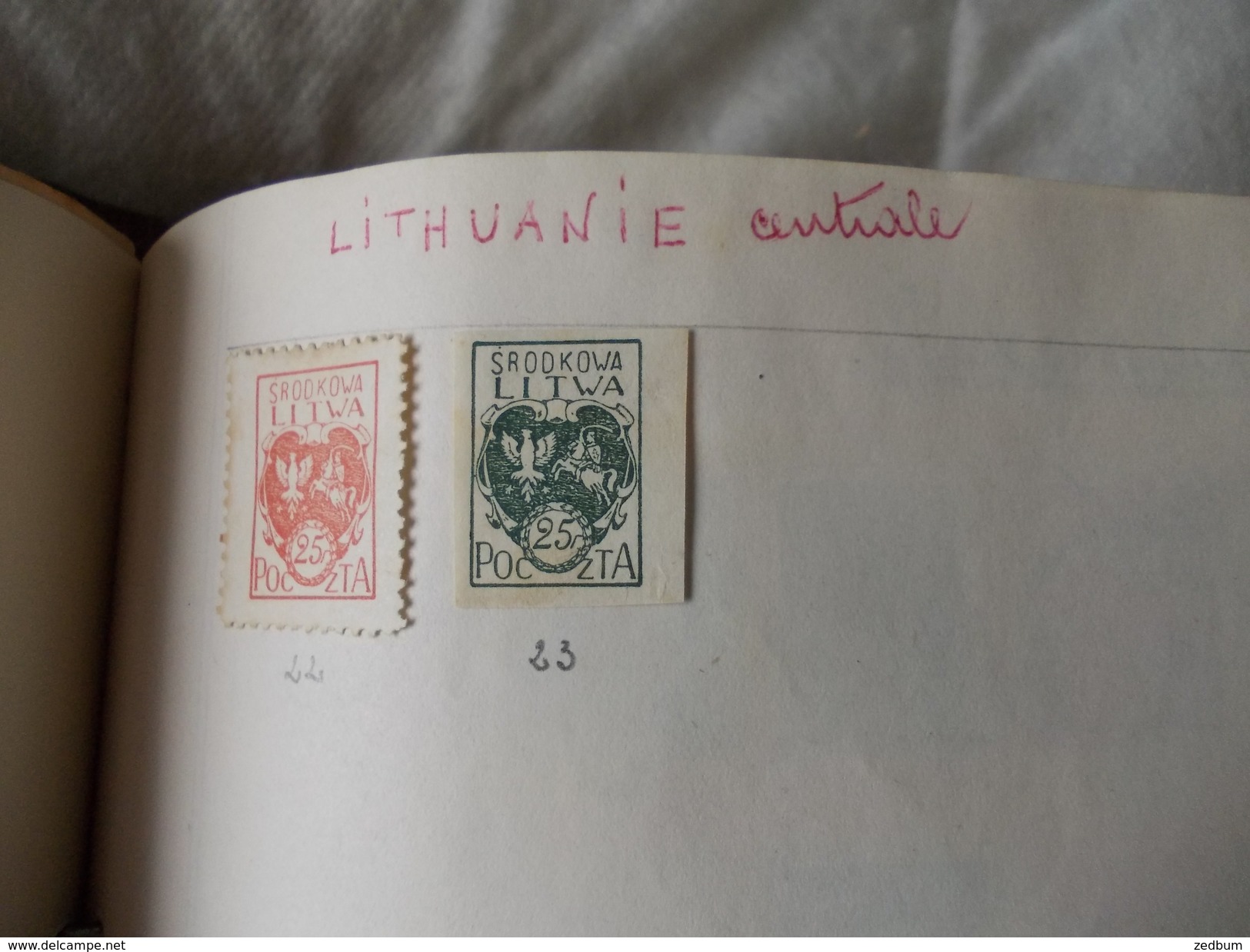 TIMBRES 4 Pages Lettonie  Levant Autrichien Levant Italien Lithuanie Centrale 6 Timbres Valeur 3.55 &euro; - Lettland