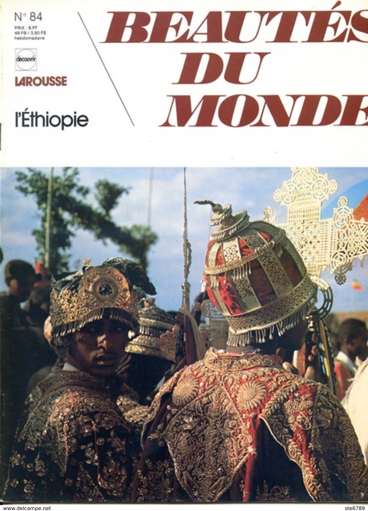 BEAUTES DU MONDE Géographie N° 84 ETHIOPIE  N° 1 - Géographie