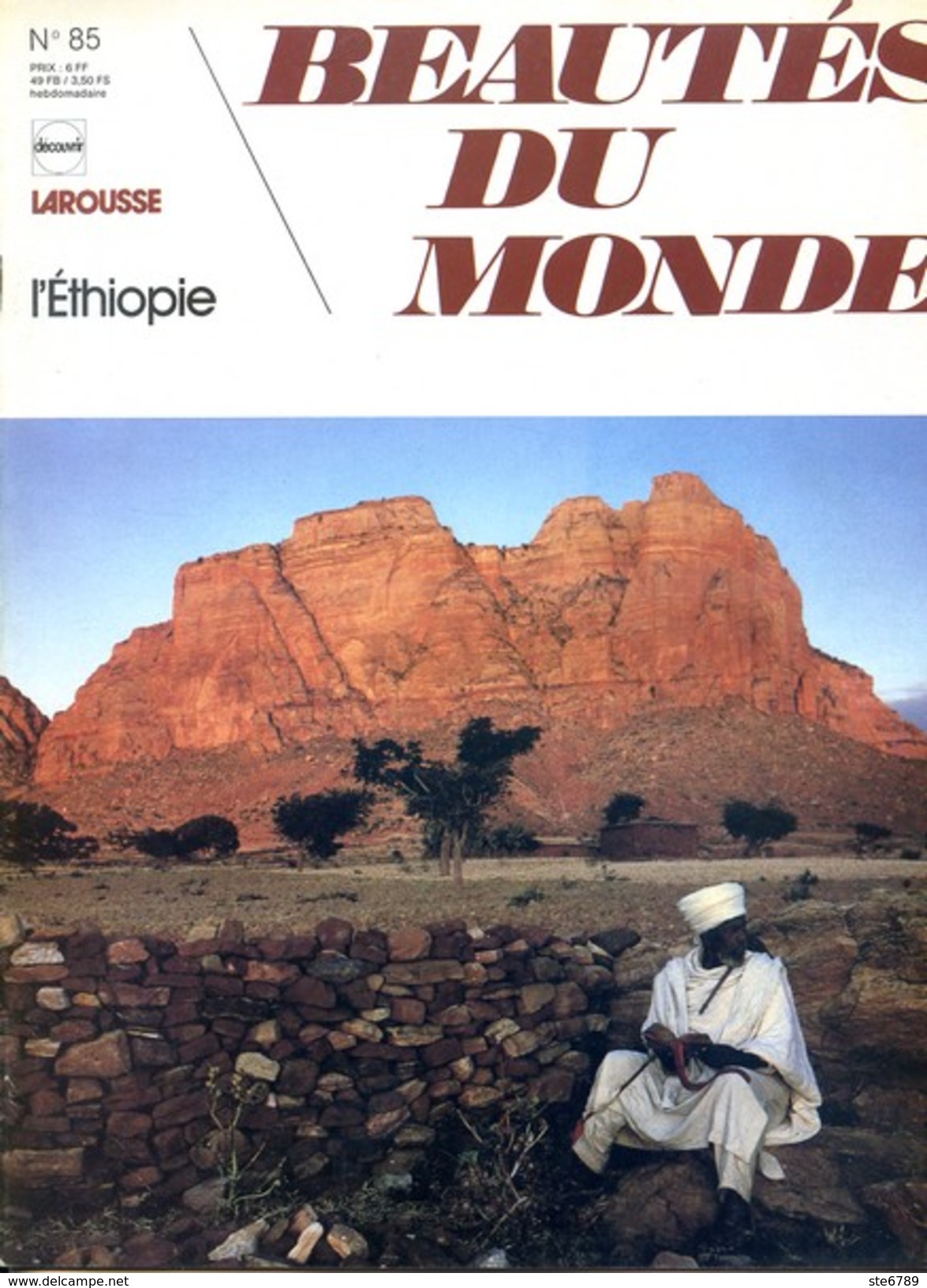 BEAUTES DU MONDE Géographie N° 85 ETHIOPIE  N° 2 - Géographie